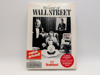 Broderbund Wizard of Wall Street, Cover (front)