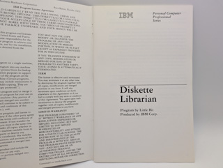 IBM Diskette Librarian, Manual