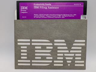 IBM Filing Assistant, Disk